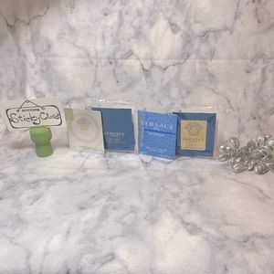 Lot of 4 Versace Set,Eros Pour Femme Eros Man Eau Fraiche-4x1ml,0.03oz-4pc-NEW